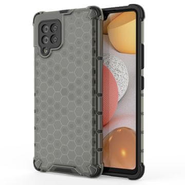 HURTEL Hurtel Honeycomb Armor ovitek s TPU odbijačem za Samsung Galaxy A42 5G, črn
