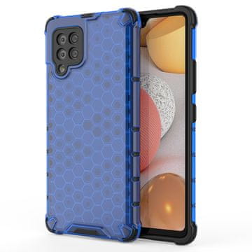 HURTEL Hurtel Honeycomb Armor ovitek s TPU odbijačem za Samsung Galaxy A42 5G, moder