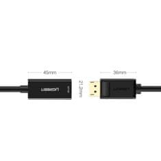Ugreen MM137 adapter DP - HDMI M/F, črna
