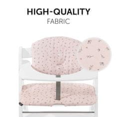 Hauck Highchair Pad Select Jersey Flowers Rose