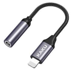 Kaku Audio Converter adapter Lightning / 3.5mm mini jack, črna