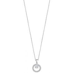 Lotus Silver Očarljiva srebrna ogrlica s prozornimi cirkoni LP3080-1 / 1