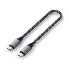 Satechi Kratki kabel USB-C do USB-C 25 cm ST-TCC10M, siv