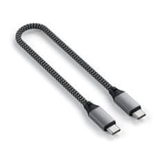 Satechi Kratki kabel USB-C do USB-C 25 cm ST-TCC10M, siv