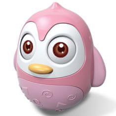 Baby Mix Gugalna igrača pingvin, roza