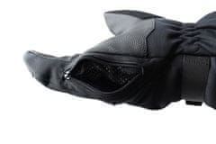 Cappa Racing Motoristične rokavice EVEREST, usnje/tekstil, dolge, črne M