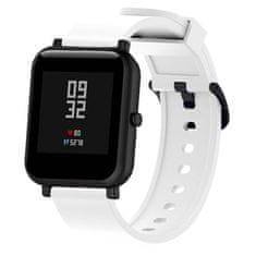 BStrap Silicone V4 pašček za Samsung Galaxy Watch 3 41mm, white