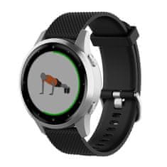 BStrap Silicone Land pašček za Samsung Galaxy Watch 3 45mm, black