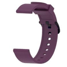 BStrap Silicone v4 pašček za Samsung Galaxy Watch 42mm, dark purple
