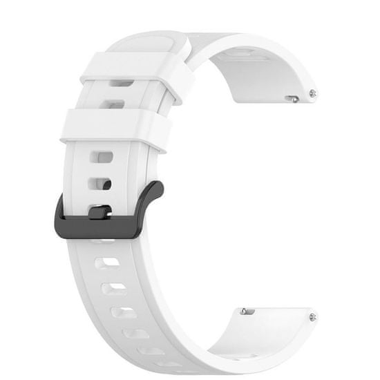 BStrap Silicone v3 pašček za Samsung Galaxy Watch 3 41mm, white