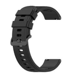 BStrap Silicone v3 pašček za Samsung Galaxy Watch 3 41mm, black