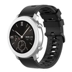 BStrap Silicone v3 pašček za Samsung Galaxy Watch 3 41mm, black