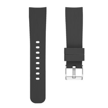BStrap Silicone Line (Large) pašček za Garmin Venu 2 Plus, black