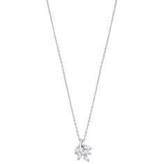 Lotus Silver Privlačna srebrna ogrlica s prozornimi cirkoni Twig LP3086-1 / 1