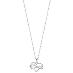 Lotus Silver Nežna srebrna ogrlica Infinite love LP3307-1 / 1