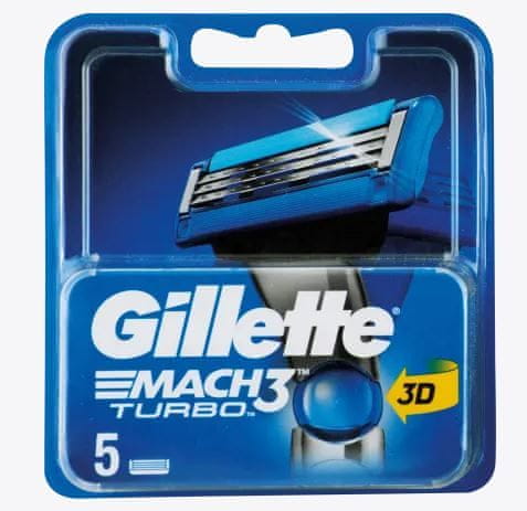 Gillette Mach3 Turbo 3D brivni nastavek, 5/1