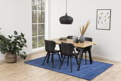 Design Scandinavia Jedilni stol Batilda (SET 2 kosa), umetno usnje, črna
