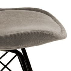 Design Scandinavia Jedilni stoli Eris (SET 2 kosa), tekstil , bež