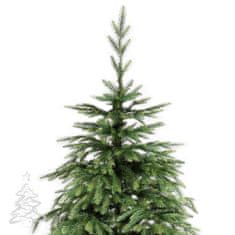 Božično drevo Natura smreka 3D 220 cm