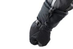 Cappa Racing Motoristične rokavice EVEREST, usnje/tekstil, dolge, črne XL