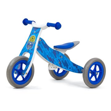 MILLY MALLY Cool Blue Army 2v1 večnamensko otroško kolo