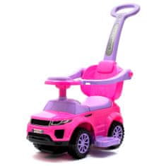 Otroški avtomobil 3v1, roza