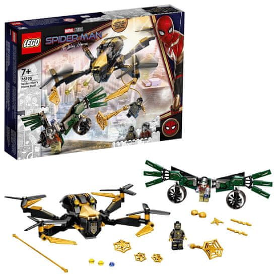 LEGO Marvel 76195 Spider-Man in dvoboj z dronom
