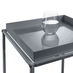 tectake Pomožna mizica Cambridge 40 x 40 x 44 cm Temno siva