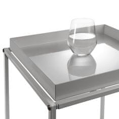 tectake Pomožna mizica Cambridge 40 x 40 x 44 cm Siva