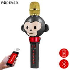 Forever AMS-100 mikrofon in zvočnik, 5 W, Bluetooth, črn