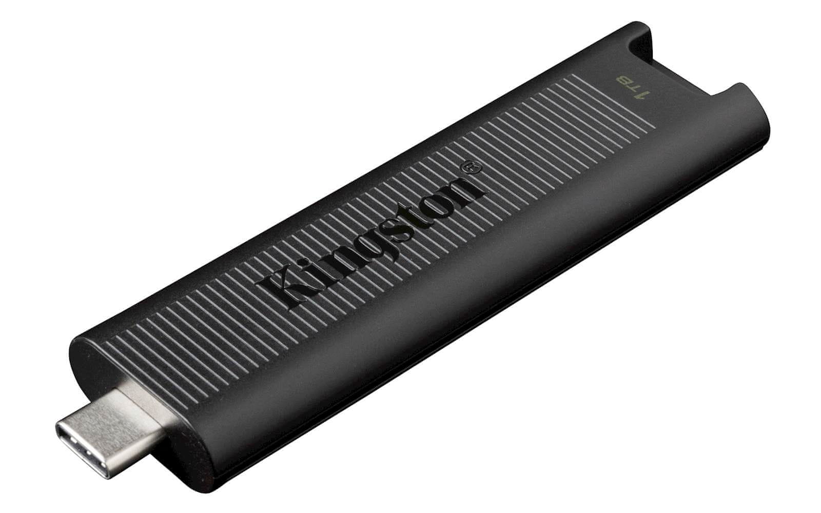 Kingston USB C disk, 1TB DT Max, 3.2 Gen2, 1000/900MB/s, drsni ...