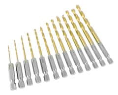 Silver Tools Set 13 HEX svedrov HSS za kovine Titan