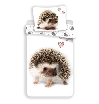 Jerry Fabrics JERRY FABRICS Posteljno perilo Hedgehog Cotton, 140/200, 70/90 cm