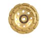 GEKO Diamantna plošča za brušenje betona 125mm dvovrstna M14