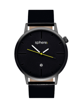 sphere: Elevate Črno/Črna moška ura