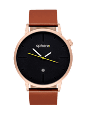 sphere: Elevate Rose Gold/Rjava moška ura