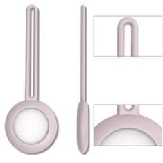 MG Keychain silikonski ovitek za Apple AirTag, roza