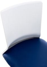 BHM Germany Pisarniški stol Apolda, umetno usnje, modra barva