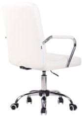 BHM Germany Pisarniški stol Terni, umetno usnje, bela barva
