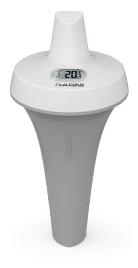 Garni 057P brezžični senzor za merjenje temperature vode, sedemkanalni, belo-siv