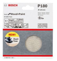 Bosch M480 Net Best for Wood and Paint brusilni list, 150 mm, G180 (2608621166)