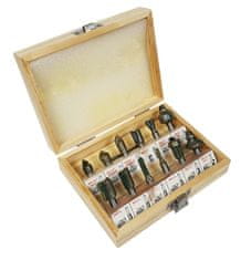 Silver Tools 12 delni set rezkarjev v škatlici