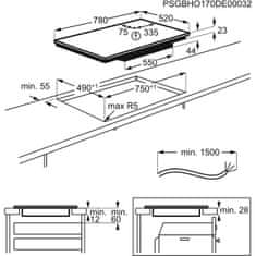 Electrolux EIS8648 indukcijska kuhalna plošča