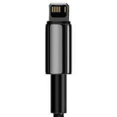 BASEUS Tungsten kabel USB / Lightning 2.4A 2m, črna