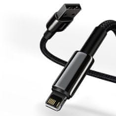 BASEUS Tungsten kabel USB / Lightning 2.4A 1m, črna