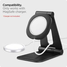 Spigen MagFit nabíjací stojalo za Apple MagSafe, črna