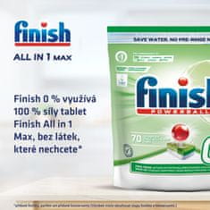 Finish 0% tablete za pomivalni stroj, 70 kosov