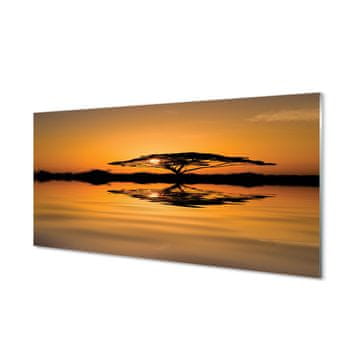 tulup.si Zidna obloga za kuhinju Sunset drevo