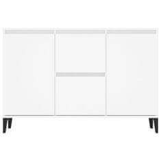 Vidaxl Komoda bela 102x35x70 cm iverna plošča