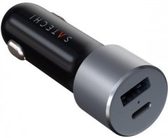 Satechi Satechi ST-TCPDCCM Type-C PD Car Charger, 72 W, siv